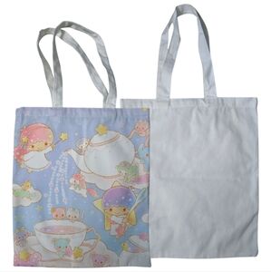 Twin Stars Canvas Tote Bag